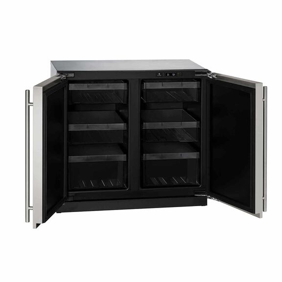 36" Stainless Solid Door Refrigerator image number 2