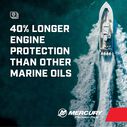 SAE 25W-40 Synthetic Blend 4-Stroke Marine Engine Oil image number 4