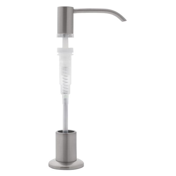 Universal Soap Dispenser Counter Mount Brushed Nickel image number 6