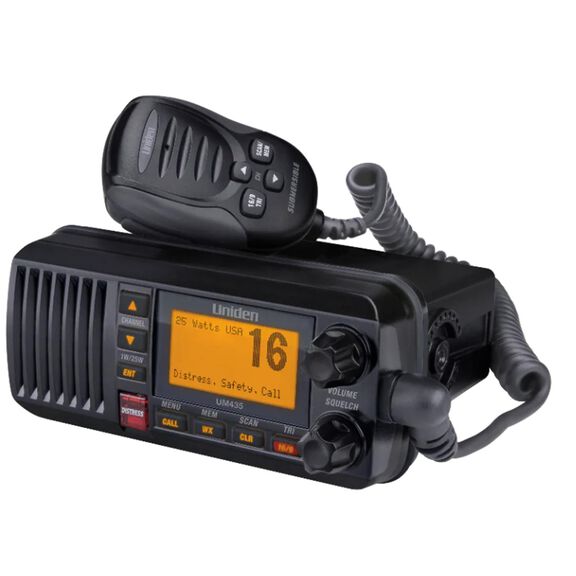 UM435 Fixed Mount VHF 25W Marine Radio image number 1