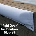 Medium Dock & Post Bumper, White (4-1/2"W x 1-3/4"D x 25'L) image number 2