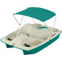 5-Seat Pedal Boat with Canopy, Teal image number 0