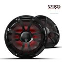 Wet Sounds REVO CX-10 SW-B S2 10-inch High Output Component Style Coaxial Speakers with SW-Black RGB Grilles image number 0