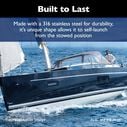 Epsilon Stainless Steel Anchor - 140 lb / 63 kg for Power and Sailboats image number 6