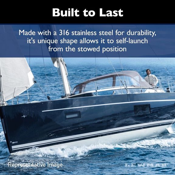 Epsilon Stainless Steel Anchor - 140 lb / 63 kg for Power and Sailboats image number 6