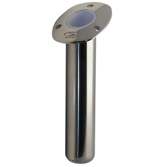 30&shy;&shy;&deg; Flush-Mount Stainless Steel Heavy Duty Rod Holder image number 0