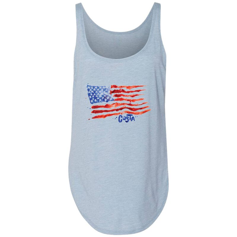 Women's Wave Flag Tank Top image number 0