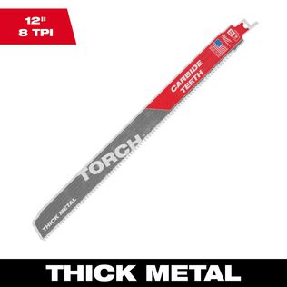 12" 8TPI The TORCH&trade; with Carbide Teeth SAWZALL&reg; Blade