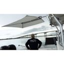 ShadeFin Canvas Boat Shade with Storage Bag, White image number 3