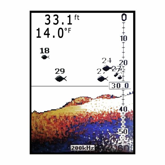HawkEye&reg; FishTrax&trade; 1C Fishfinder with HD Color VirtuView&trade; Display image number 4