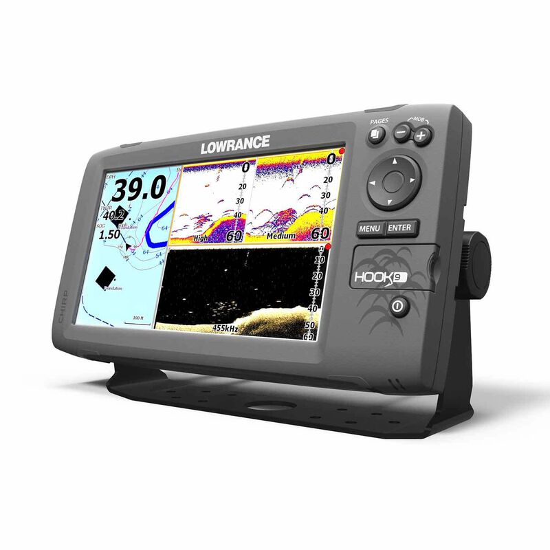 Hook-9 Fishfinder/Chartplotter with Mid/High CHIRP, DownScan™ Imaging and Nautic Insight PRO Charts image number 0