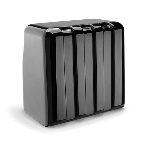 10" Marine Subwoofer Driver with Fiberglass Sealed Enclosure , Titanium Sport Grille image number 1