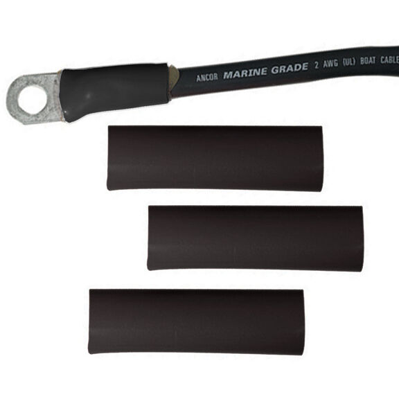 3/4" x 3" Tubing, Black, 3-Pack image number 0