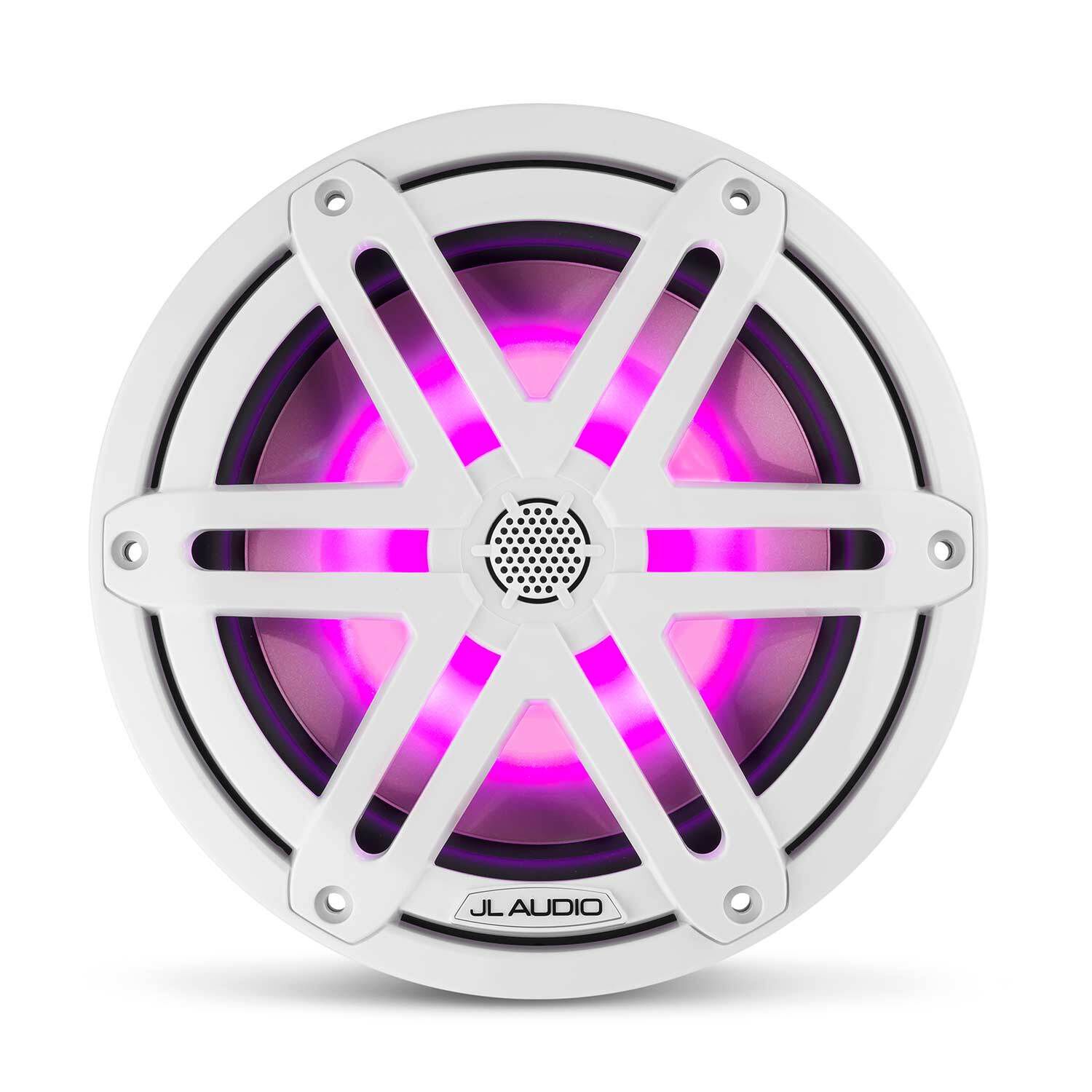 JL Audio M3‑770X‑S‑GW 7.7″ Marine Coaxial Speakers White RGB