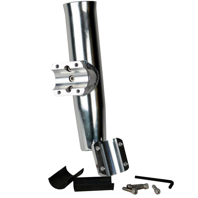 C E SMITH Aluminum Adjustable Rod Holder, Fits 7/8, 1, or 1-1/16