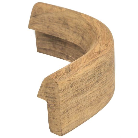 Teak Rail Molding, Outside Corner, 13/16" x 1 5/8" image number 0