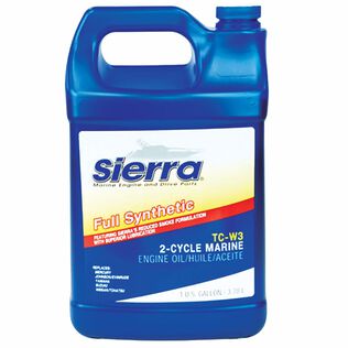 Sierra TC-W3 2 Stroke Full Synthetic Marine Engine Oil, 1 Gallon