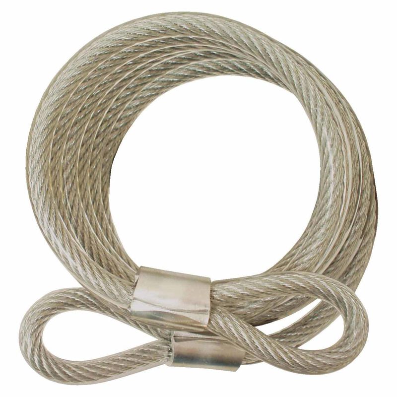 Coiled Padlock Cable - 6' image number 0