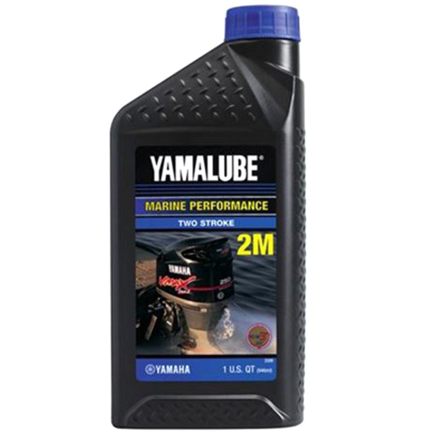 YAMAHA Yamalube 2M Outboard 2-Cycle TCW3 Engine Oil, 1 Quart