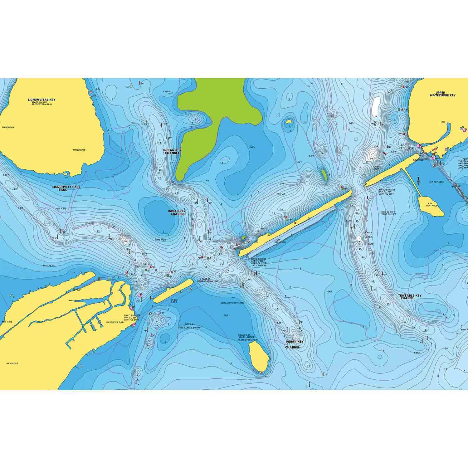 Navionics MSD/NAVU-NI Update Chip W/ Detailed 2D Chart of Marine Areas & Lakes 