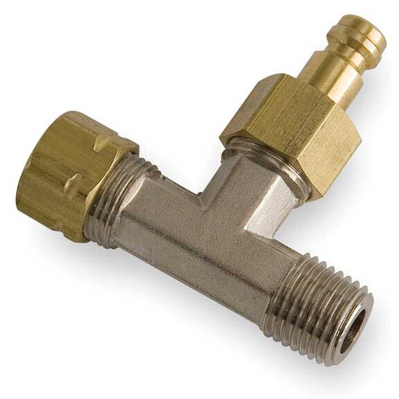 Bleeder Tee Vertical 3/8" Tuve 1/4" Npt (2) image number 0