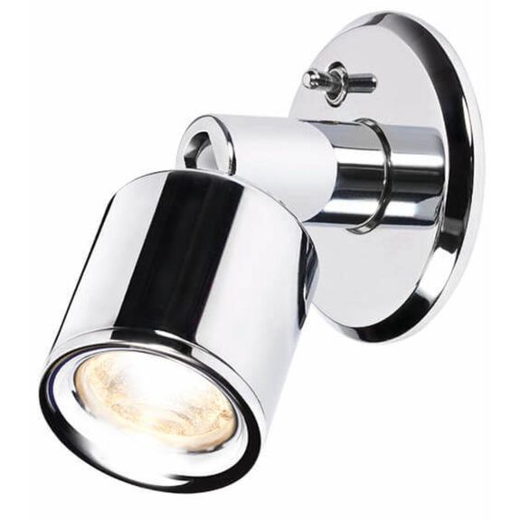 BCM Evia 3-35 Triple Adjustable LED Downlight 85mm Satin Steel image number 0