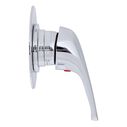 Pacifica 1H Shower Mixer, Thin Wall-Mount Chrome image number 1