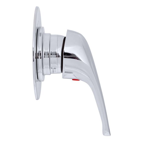 Pacifica 1H Shower Mixer, Thin Wall-Mount Chrome image number 1