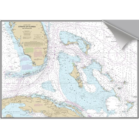 Florida Bay Area Decorative Nautical Chart image number 0