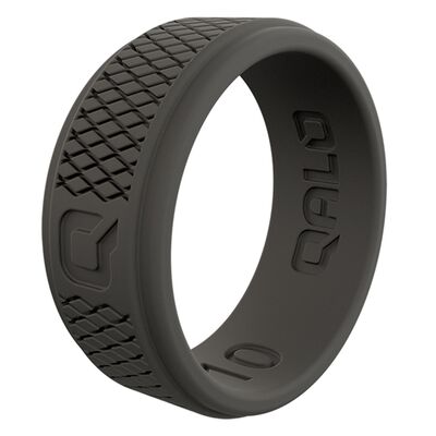 Men's Crosshatch Q2X Silicone Ring, Size 10