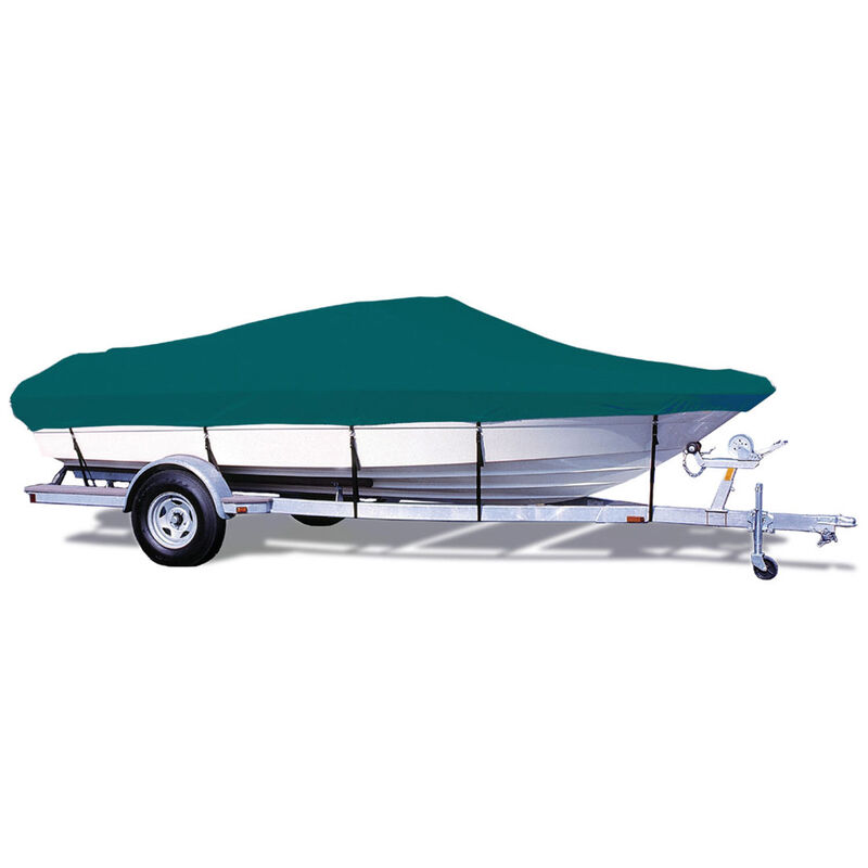 V-Hull Runabout Cover, OB, Teal, Hot Shot, 17'5"-18'4", 86" Beam image number null
