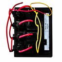 4 Position Curved Water-Resistant LED Switch Panel with Circuit Breakers image number 1
