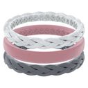 Groove Ring Stackable Serenity Silicone Ring image number 0