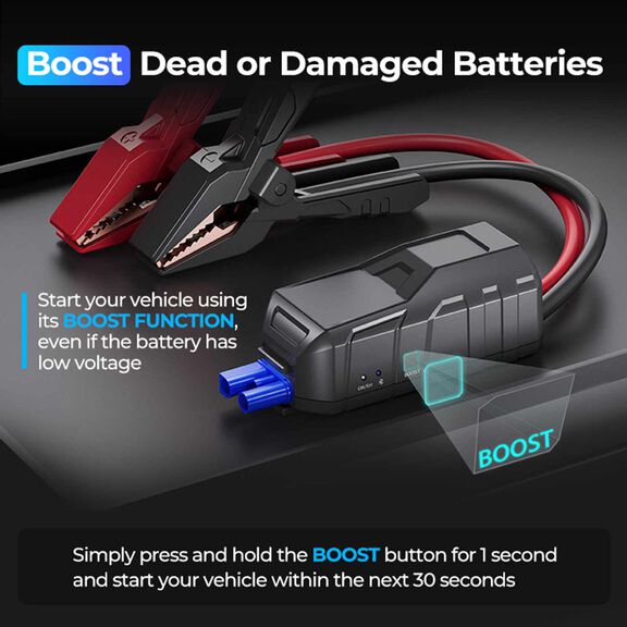 2-in-1 2200 Peak Amp Jump Starter & Battery/System Tester image number 5