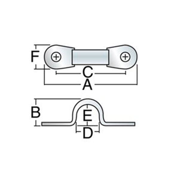 32 mm Eyestrap, Pair image number 1