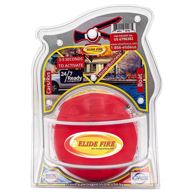 6" Elide Fire Ball Fire Extinguisher with Traditional Mounting Bracket image number null