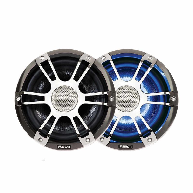SG-CL77SPC Coaxial Signature Speakers, Sport Chrome/Gray with LED image number 0