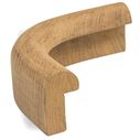 Outside Corner Teak Edge Molding, 13/16" x 1 5/8" image number 0