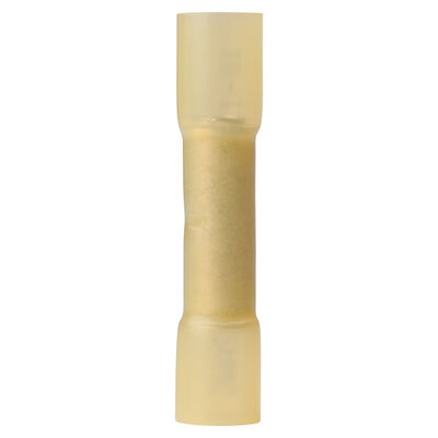 12-10 AWG Heat Shrink Butt Connector, Yellow 3-Pack