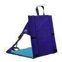 Crazy Creek Original Chair Perfect for Stadium Seats, Camping, Hiking & More, Comfort on All Terrains, Adjustable Straps, Lightweight Design, Water-Resistant, Purple Teal image number 0