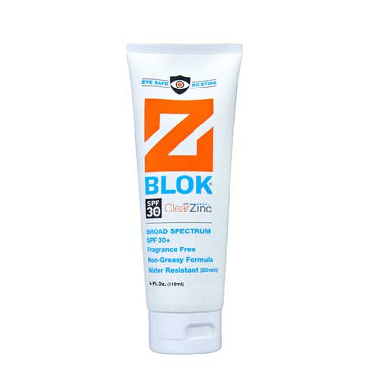 SPF 30 ZBlok Clear Zinc Sunblock, 4oz. image number 0