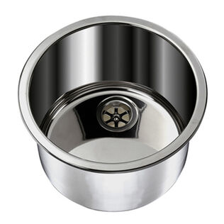 Cylindrical Stainless Steel Sink