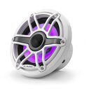 M6-650X-S-GwGw-i&nbsp;6.5" Marine Coaxial Speakers, White Sport Grilles with RGB LED Lighting image number 5