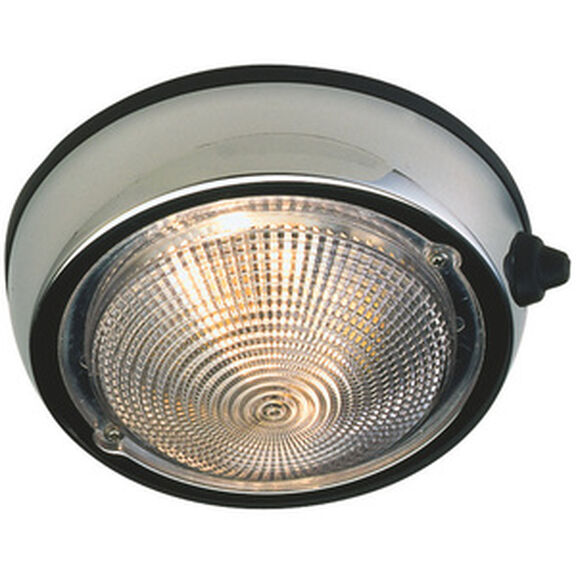 Surface-Mount Dome Light, 4" Dia. Globe, 5" Base Dia. image number 0