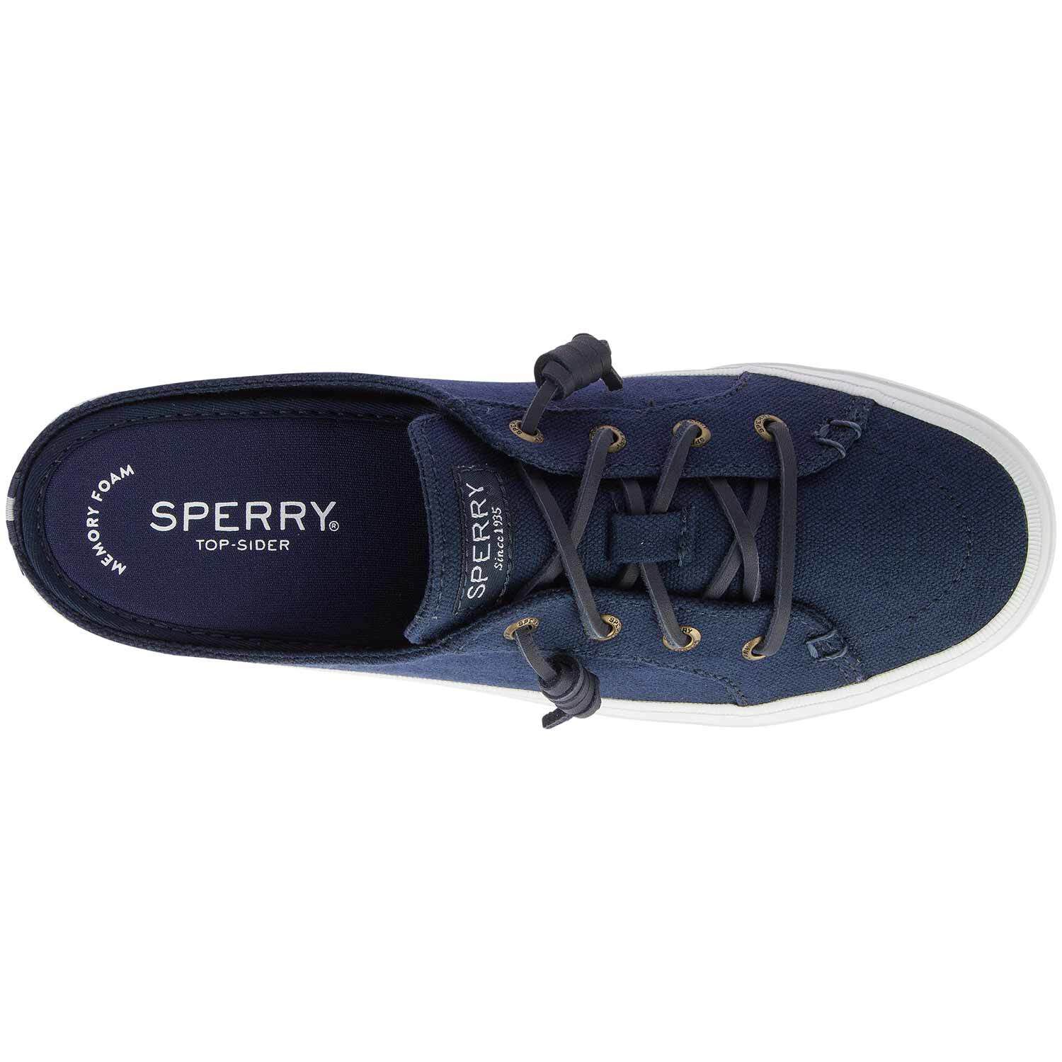 sperry canvas mules