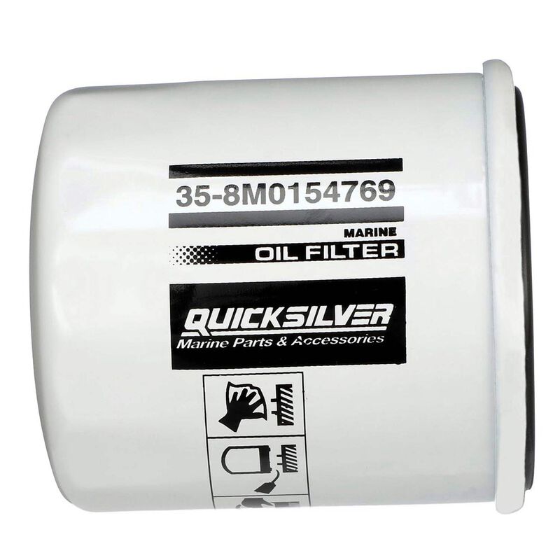 8M0154769 Oil Filter  for Various Marine Engines image number 0