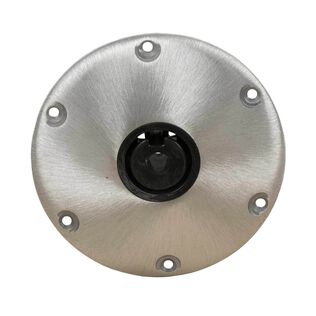 9" Round Plug&trade; Hi-Lo Base Satin Finish