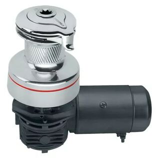 40 Electric Self-Tailing Radial All-Chrome Winch &mdash; 2 Speed