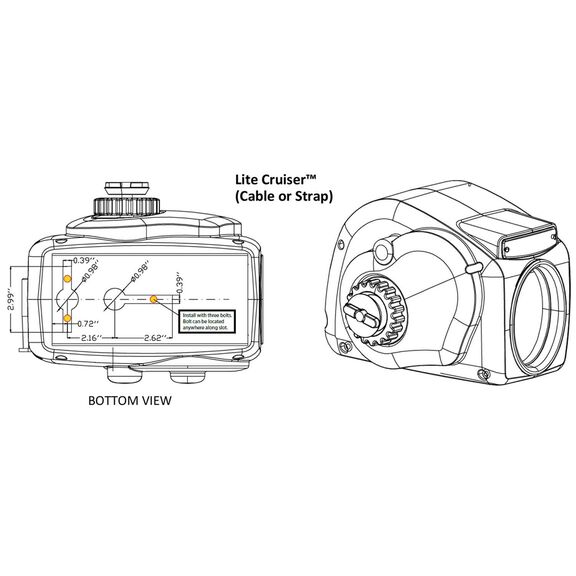 Lite Cruiser&trade; Electric Trailer Winch with 20' Strap image number 1