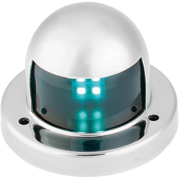 SEAFLO 03 Series Horizontal Deck Mount Starboard Navigation Light Green 12V 1.5W IP66 316 SS image number 0